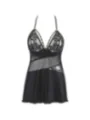 Babydoll & String Schwarz V-10479 von Axami