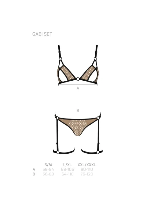 Gabi 2er Set Beige von Passion-Exklusiv