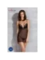 Deliena Chemise Schwarz von Passion-Exklusiv