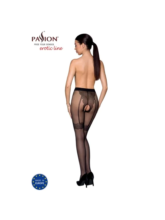 Strumpfhose Ouvert Schwarz 016 von Passion-Exklusiv