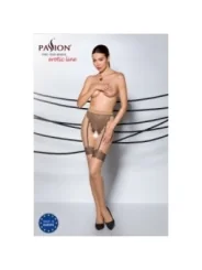 Strumpfhose Ouvert Beige 016 von Passion-Exklusiv