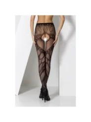 Strumpfhose Ouvert Schwarz S007 von Passion-Exklusiv