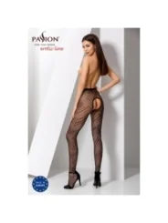 Strumpfhose offen (ouvert Strumpfhose) schwarz S010 von Passion-Exklusiv