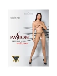 Strumpfhose Ouvert Beige 010 von Passion-Exklusiv