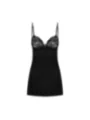 Serena Love Chemise & Tanga Schwarz von Obsessive