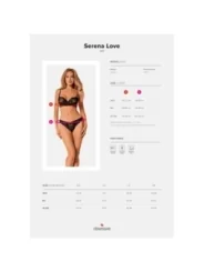 Serena Love 2er Set Schwarz von Obsessive