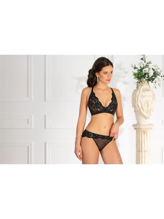 Rozetta Weiche Bralette Schwarz von Róza