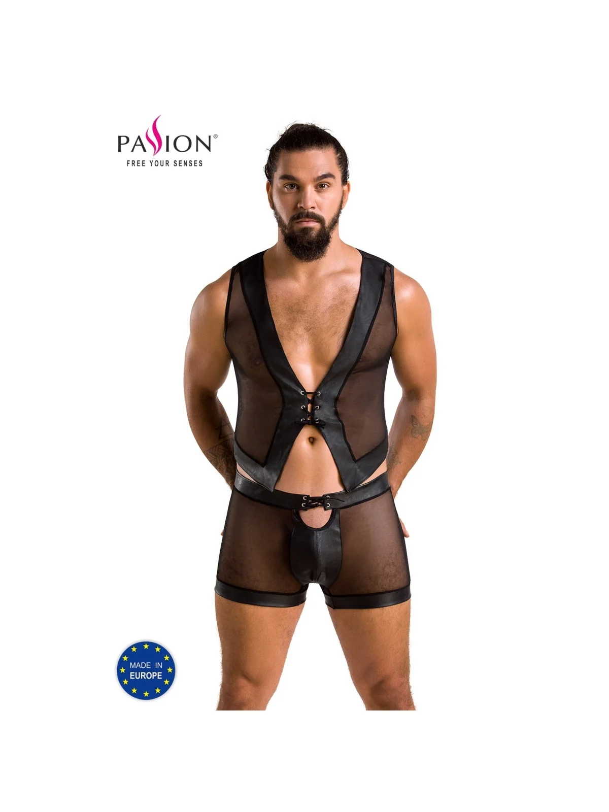 William Set Schwarz von Passion Men