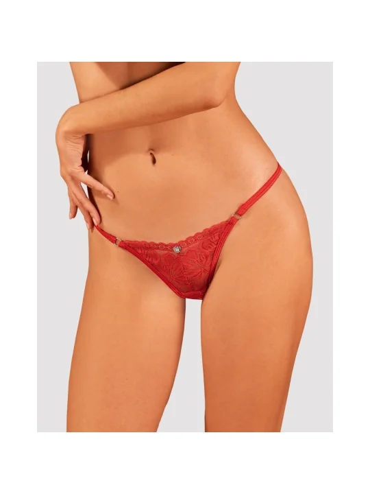 Lacelove Tanga Rot von Obsessive