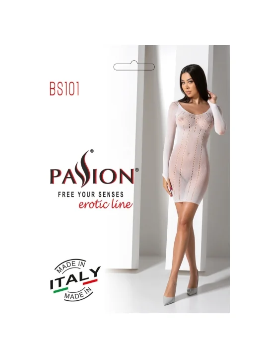 Kleid Weiß Bs101 von Passion-Exklusiv