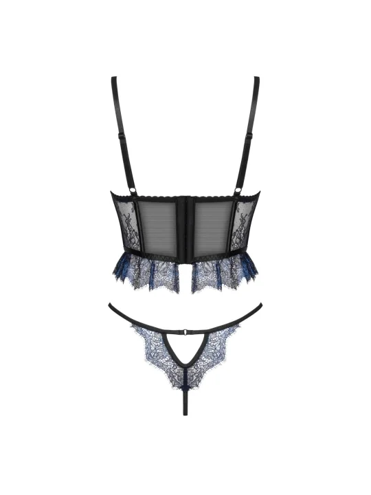 Saphira 2-Tlg. Set Blau/Schwarz von Beauty Night Fashion