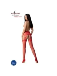 Ouvert-Strumpfhose Rot von S027 Passion Exklusiv