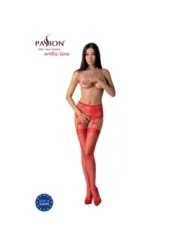 Ouvert-Strumpfhose Rot von S027 Passion Exklusiv