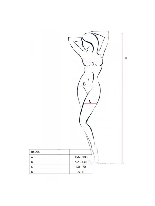 Bs095 Bodystocking Weiss