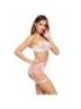 Peony 3-tlg. Dessous Set weiss von Beauty Night