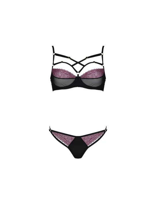 Lili 2er Set schwarz-Violet von Casmir