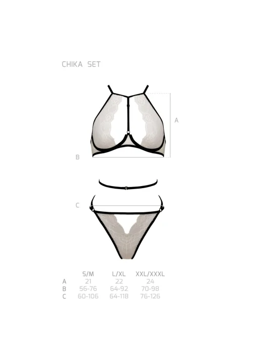 Chika 2-tlg. BH-Set creme von Passion Exklusiv