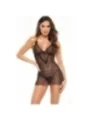 Goldie Chemise & String schwarz von Beauty Night