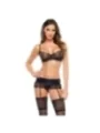 Adelia 3-tlg. Dessous-Set schwarz von Beauty Night