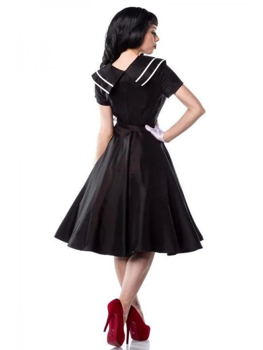 Rockabilly-Kleid schwarz/weiß