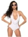 Monokini mit Fransen weiß