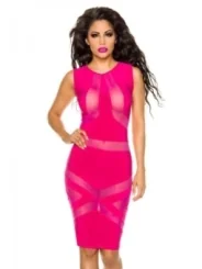 Partykleid neonpink