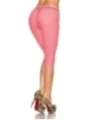 Netz-Caprihose neonpink