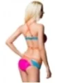 farbenfroher Bikini pink/orange/blau