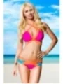 farbenfroher Bikini pink/orange/blau