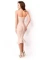 Bandage-Shape-Kleid altrosa