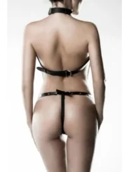 3-teiliges Kettenharness-Set von Grey Velvet schwarz von Grey Velvet