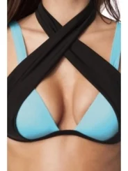 Bikini blau/schwarz