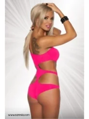 Monokini neonpink von Saresia