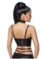 Harness-Wetlook-Set mit Rock schwarz von Saresia