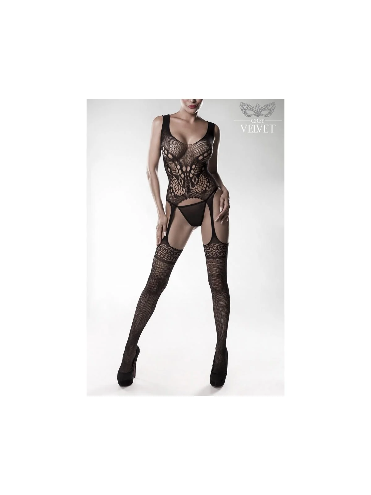 Bodystocking von Grey Velvet schwarz von Grey Velvet