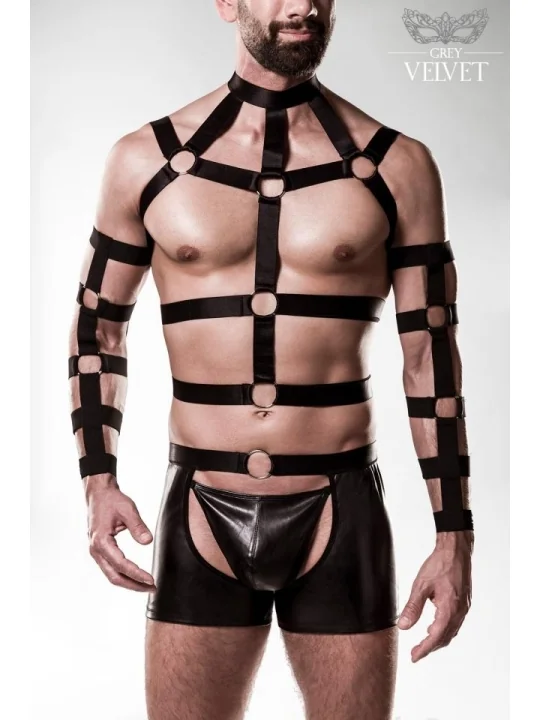 Harness-Set von Grey Velvet MEN schwarz von Grey Velvet Men