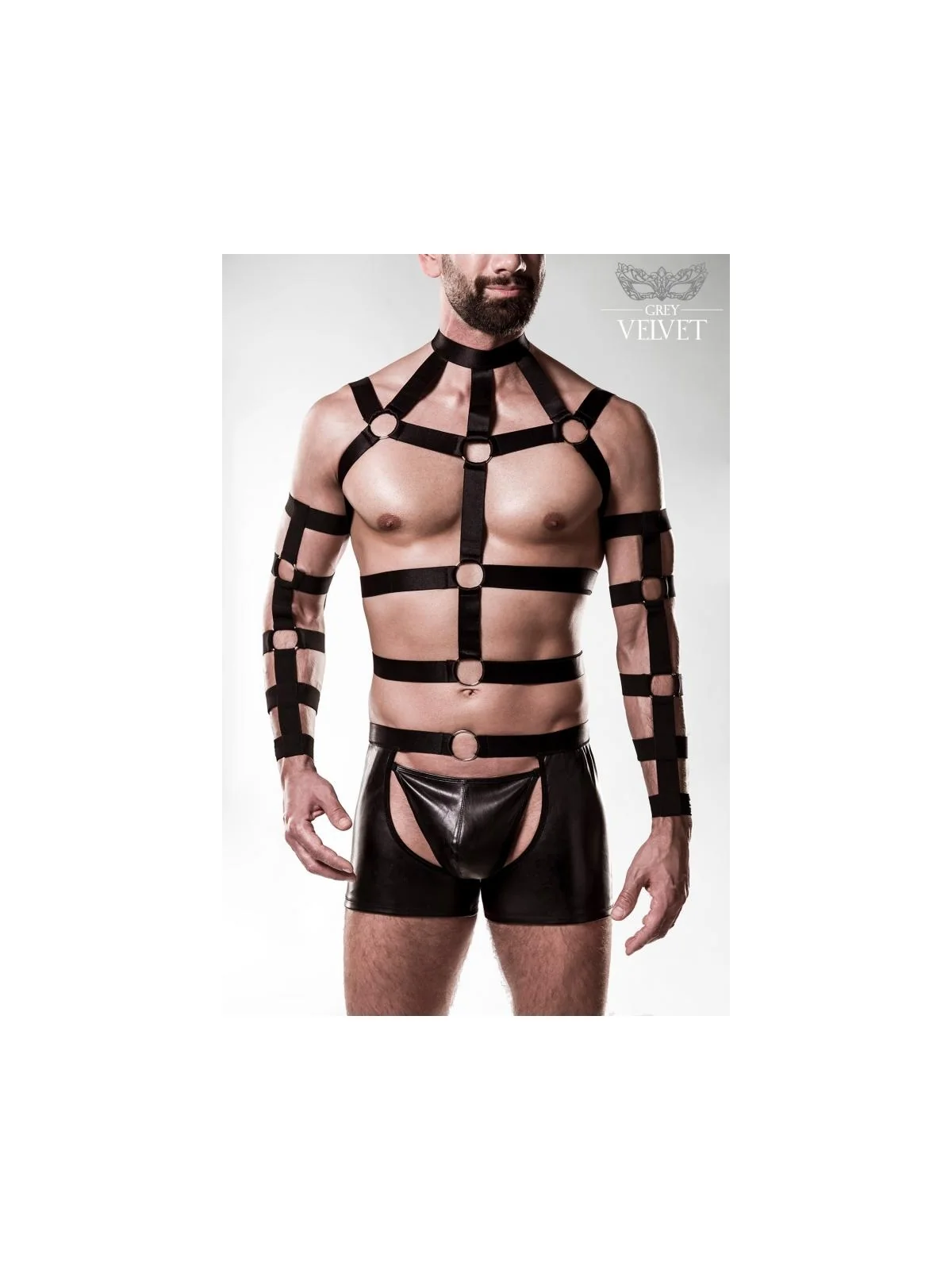 Harness-Set von Grey Velvet MEN schwarz von Grey Velvet Men