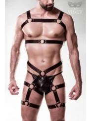 Harness-Set von Grey Velvet MEN schwarz von Grey Velvet Men