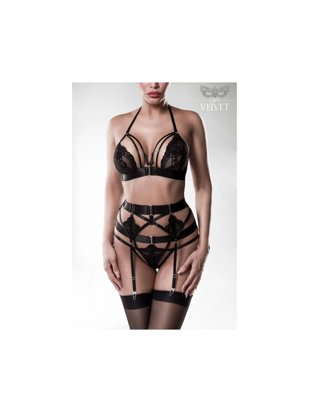 Erotik-Set von Grey Velvet schwarz von Grey Velvet