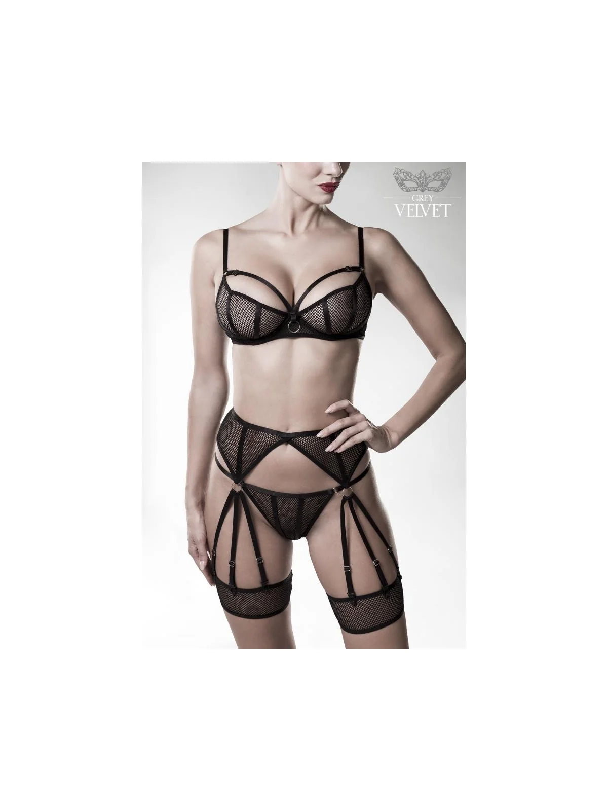 Erotik-Set von Grey Velvet schwarz von Grey Velvet