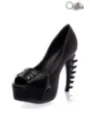 Peep-toe-Pumps schwarz von Ocultica