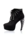 High Heel Ankle Boots schwarz von Ocultica