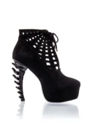 High Heel Ankle Boots schwarz von Ocultica