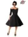 Belsira Premium Vintage Swing-Kleid schwarz von Belsira