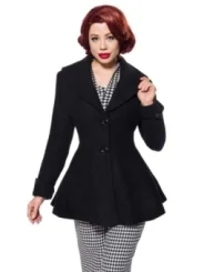 Belsira Premium Wolljacke schwarz von Belsira