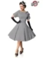 Premium Vintage Swingkleid grau von Belsira