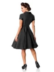 Premium Retrokleid schwarz von Belsira