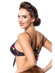 Swim Bra schwarz/pink von Belsira