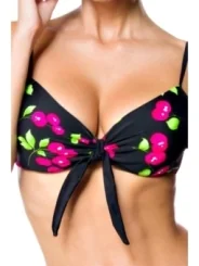 Swim Bra schwarz/pink von Belsira