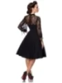 Longsleeve Spitzenkleid schwarz von Belsira